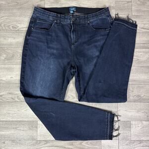 JAG Jeans Cecilia Skinny High Rise Dark Wash Jeans sz 14W